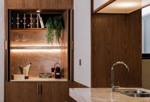 Căn hộ 50 m2 'chữa lành' cho gia chủ