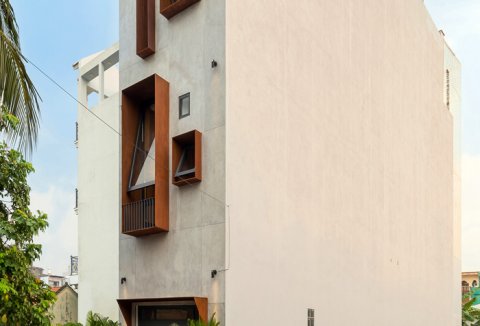 Nhà ống 88 m2 thiết kế đủ chỗ vui chơi cho trẻ