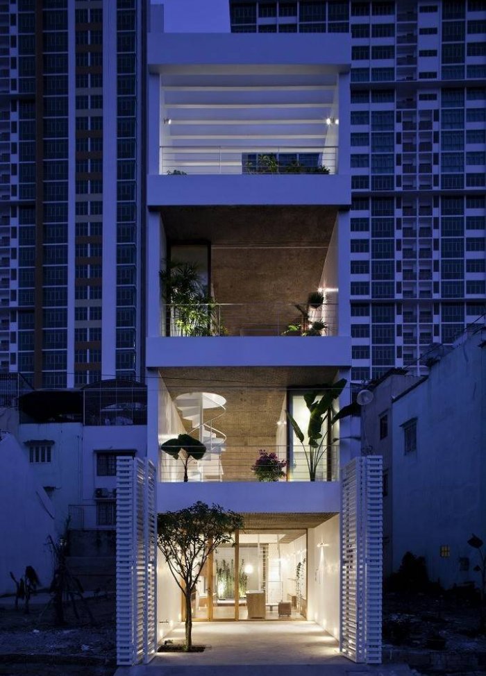 Anh House – căn nhà ống với khoảng không hứng gió, hứng sáng thông minh tại Hồ Chí Minh