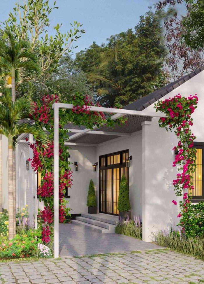 Ba chị em gái ở Bình Định xây nhà cấp 4 tuyệt đẹp tặng bố mẹ