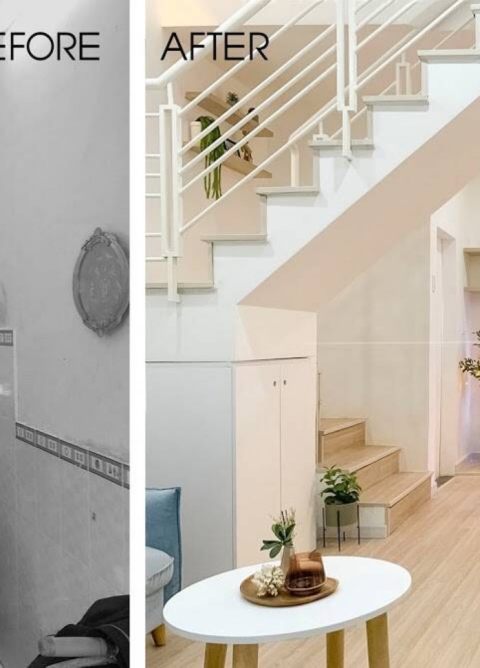 Biến căn nhà 52m2 tăm tối, bí bách thành không gian rộng thoáng, tiện nghi bất ngờ
