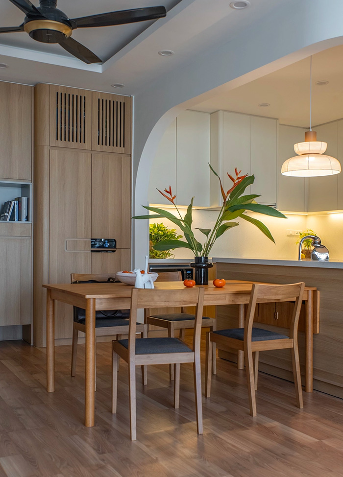 Cải tạo căn hộ 100 m2 với 300 triệu đồng