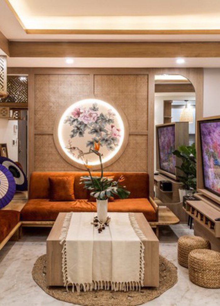 Căn chung cư 75m2 đẹp cuốn hút với chi phí 400 triệu đồng