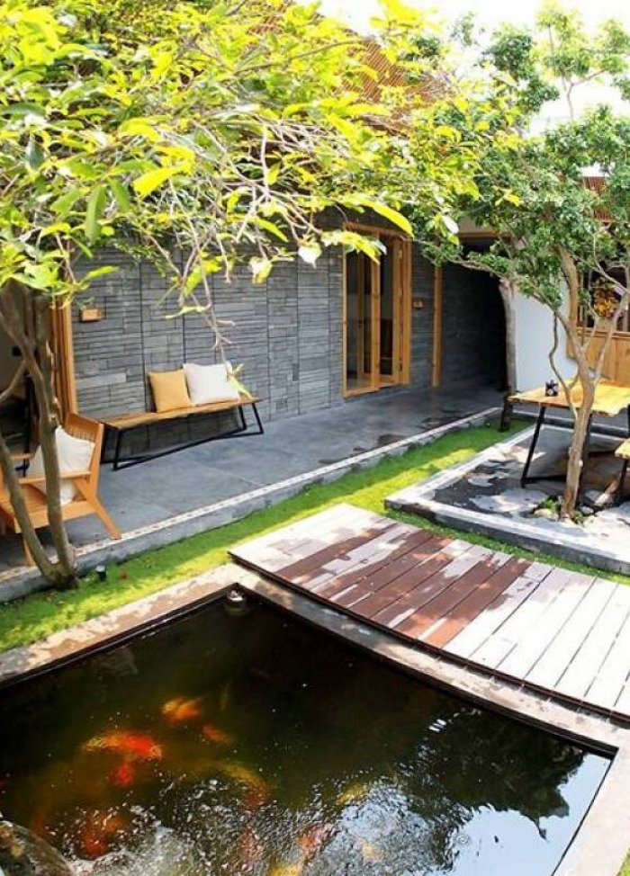 Cần gì xa hoa tráng lệ, một ngôi nhà nhỏ chan hòa với cây vườn thiên nhiên là đủ mãn nguyện