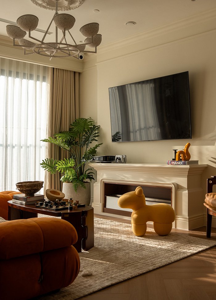 Căn hộ 109 m2 kết hợp nét cổ điển và hiện đại