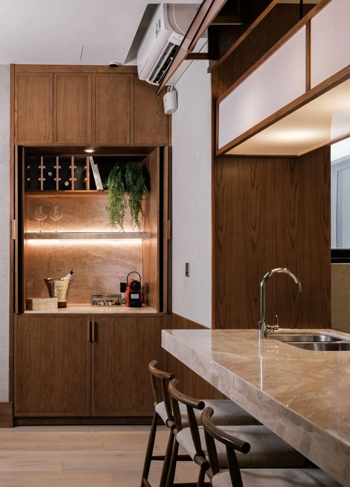 Căn hộ 50 m2 'chữa lành' cho gia chủ