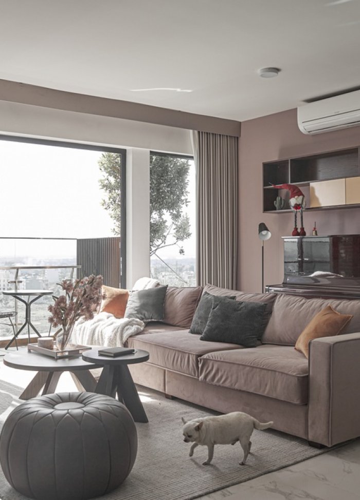 Căn hộ sắc hồng lãng mạn 170 m2 tại TP Thủ Đức