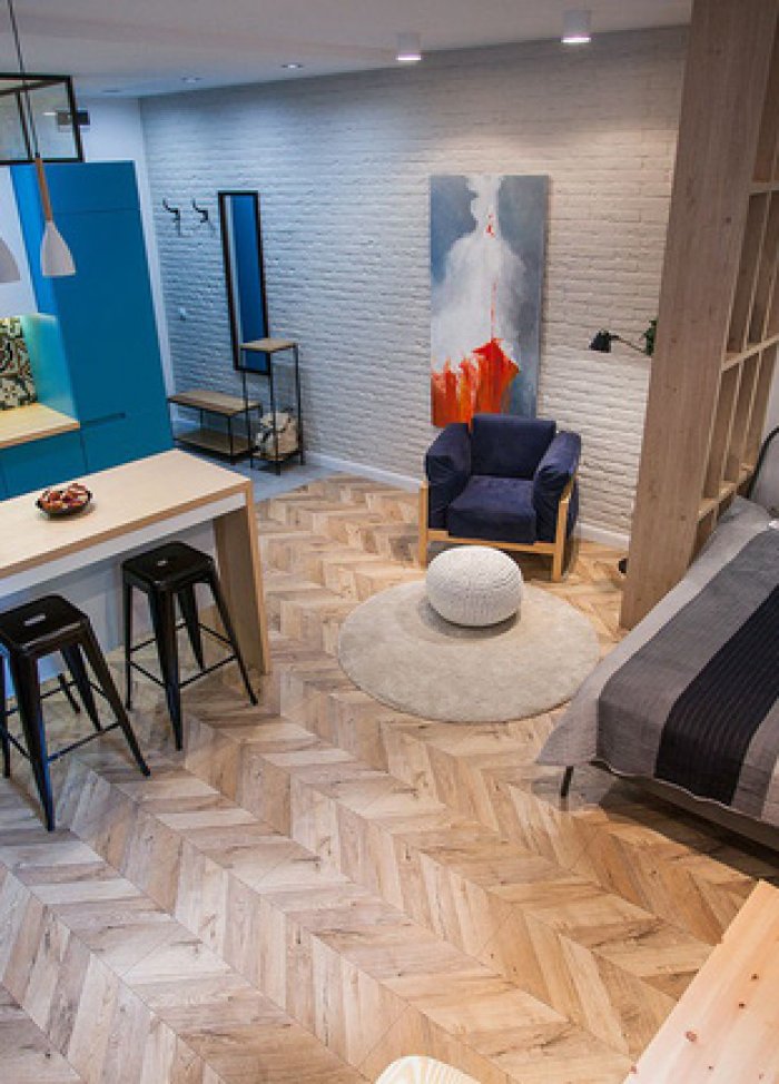 Thiết kế “chuẩn” cho căn hộ studio chỉ 30m²