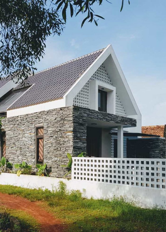 Căn nhà dáng chữ A độc đáo ở Quảng Bình