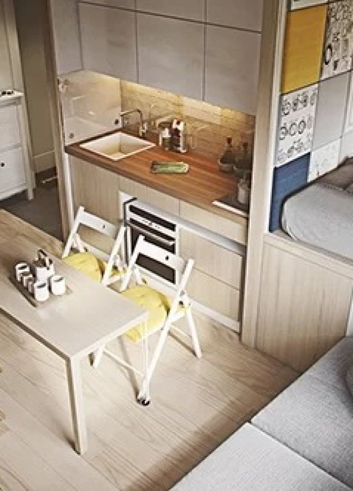 4 căn hộ dưới 40 m2 vẫn đầy đủ tiện nghi