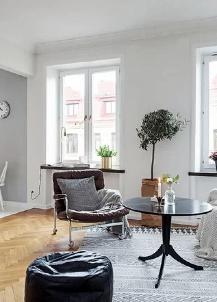 Căn hộ 45 m2 thoáng rộng nhờ phá tường ngăn cách