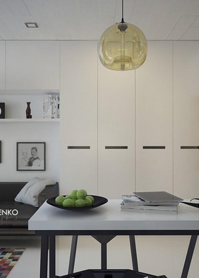 2 căn hộ đen - trắng dưới 40m² đẹp đến không thể rời mắt