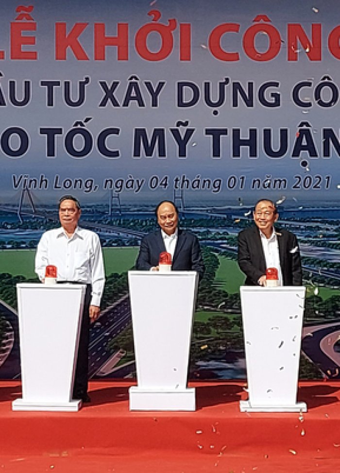 Cao tốc Mỹ Thuận - Cần Thơ khởi công vào ngày 4-1
