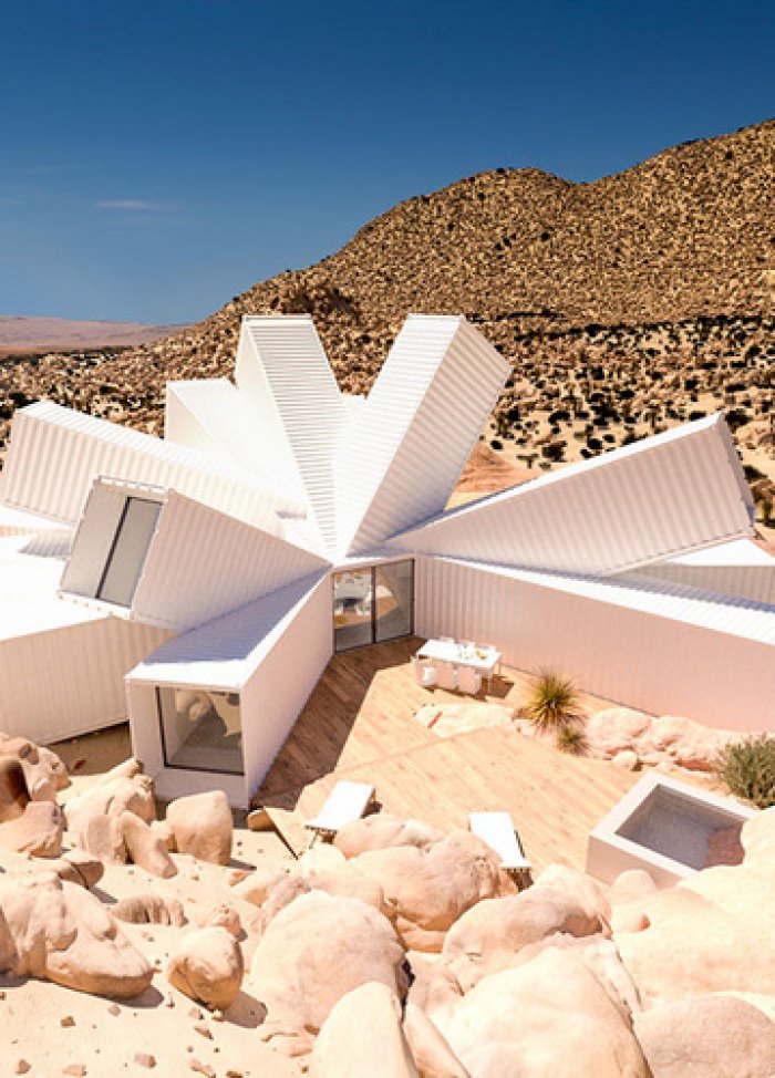 Joshua Tree Residence: ngôi nhà bằng container giữa sa mạc, nội ngoại thất đều cực kỳ ấn tượng