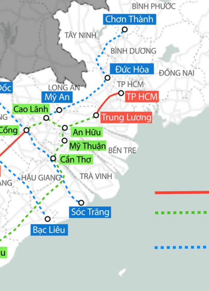 Làm cao tốc từ Đồng Tháp đi TP HCM còn 2 tiếng