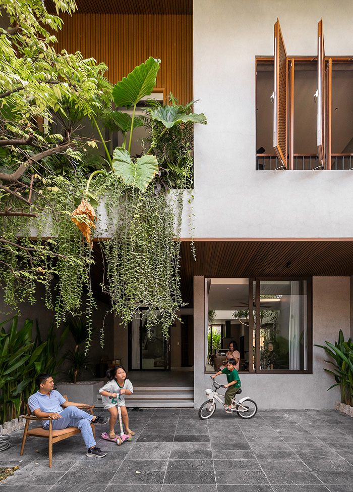 Ngôi nhà 160 m2 dung hòa nhu cầu của ba thế hệ