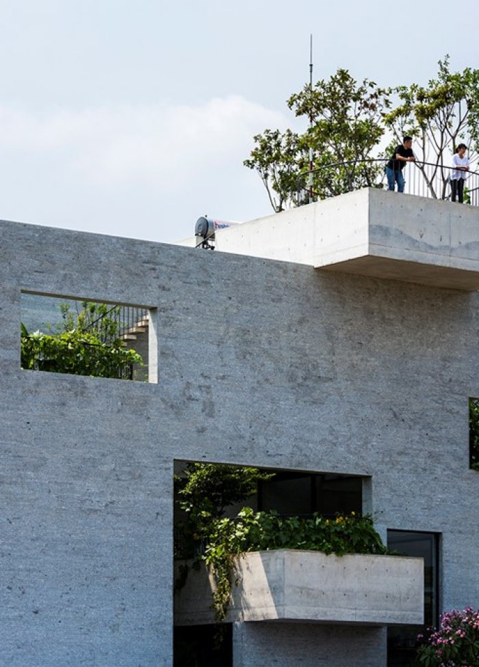 Căn nhà xếp khối lạ mắt ở Sài Gòn