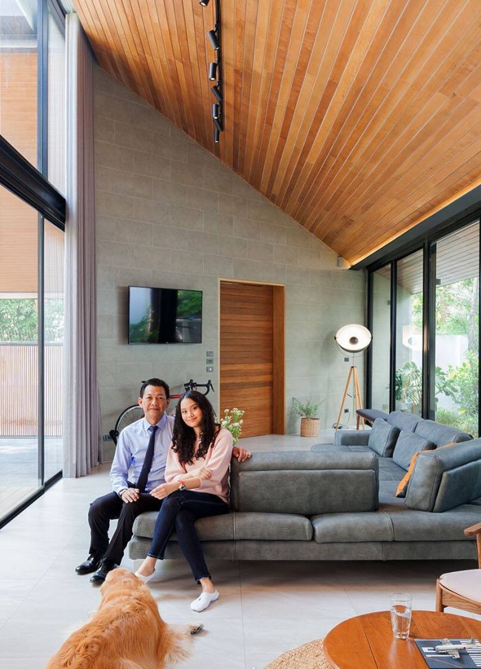 Nhà 1 tầng kết hợp sân trong, đẹp và mãn nhãn như khu nghỉ dưỡng tại Thái Lan