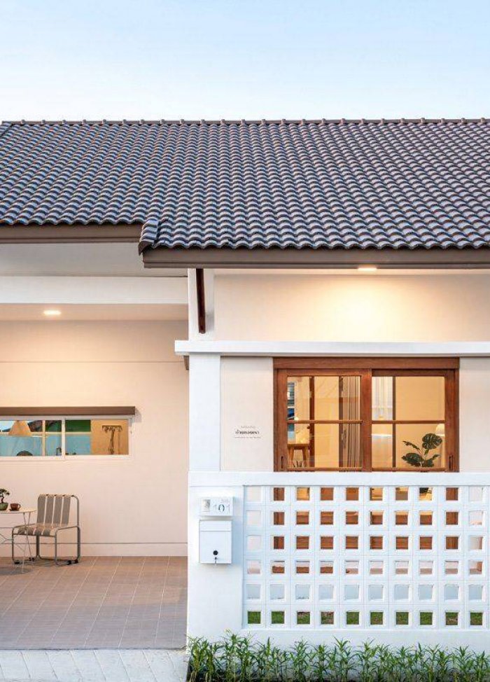 Nhà cấp 4 một tầng có hiên rộng: Mẫu nhà đẹp và đủ, thiết kế kiểu phổ thông và dễ áp dụng tại Việt Nam