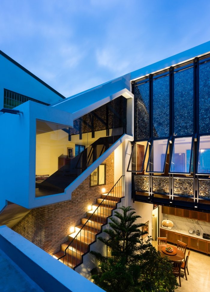 Nhà nửa mái hoài cổ của kiến trúc sư Việt Nam
