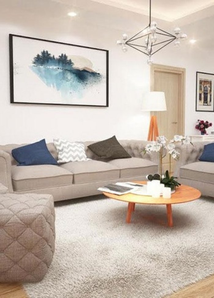 Bố trí nội thất chung cư 135m² theo phong cách Vintage