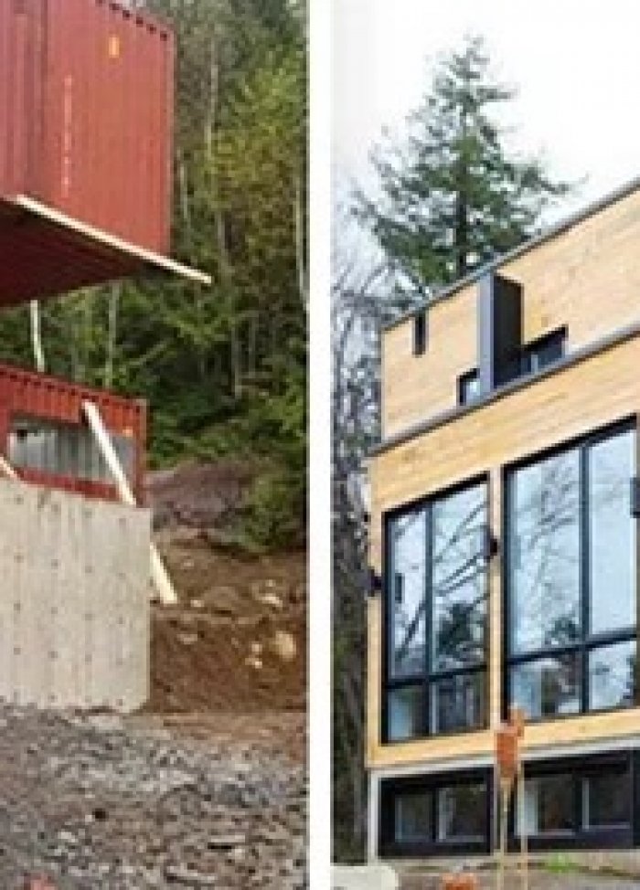  Không gian tiện nghi trong ngôi nhà container 2 tầng