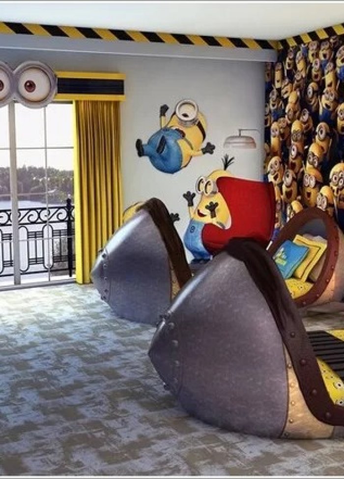  Bé thích mê phòng trang trí những chú Minions