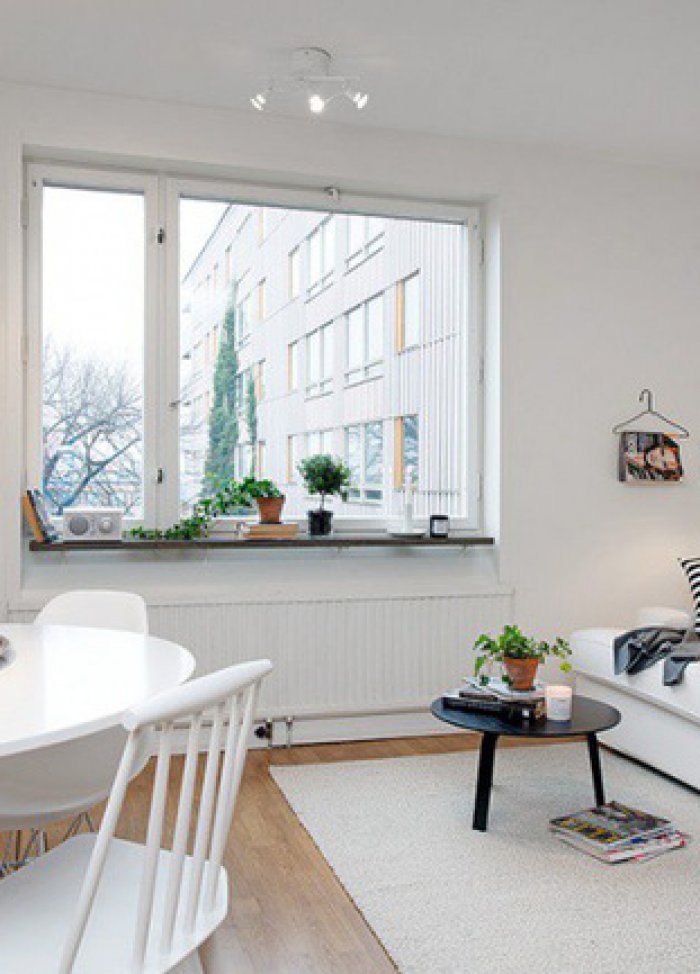 Thiết kế nội thất Bắc Âu (Scandinavia) ấn tượng trong căn hộ hơn 40m²