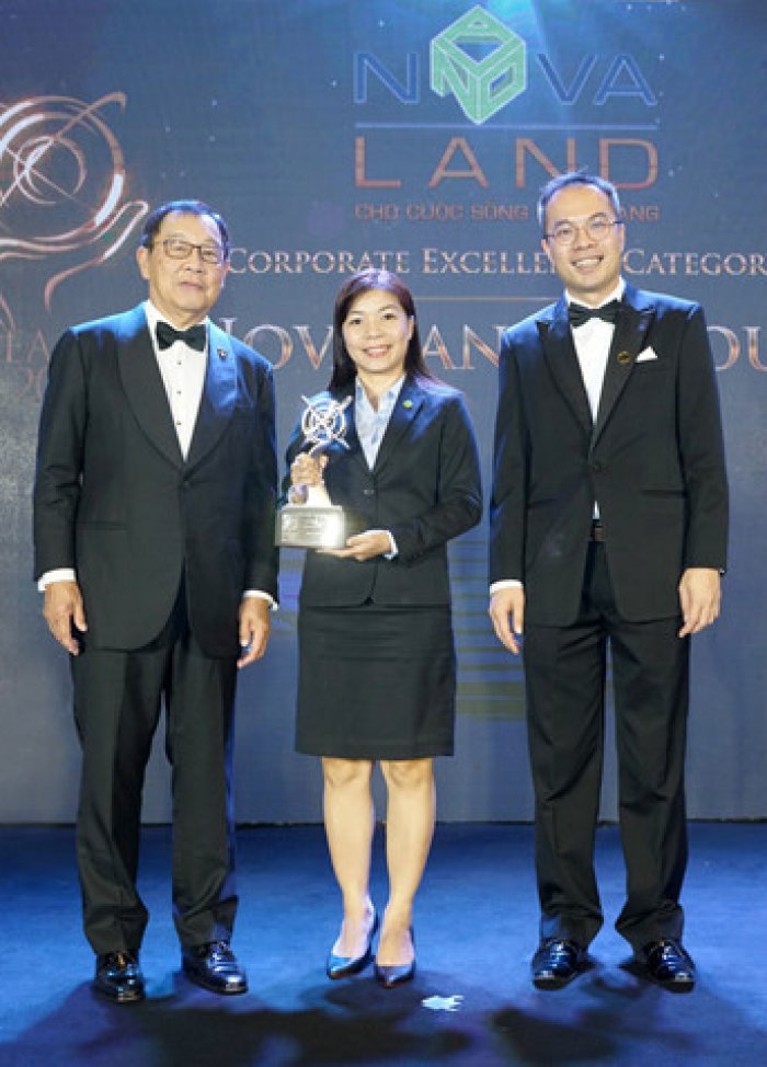Tập đoàn Novaland nhận giải doanh nghiệp Việt Nam xuất sắc châu Á 2019