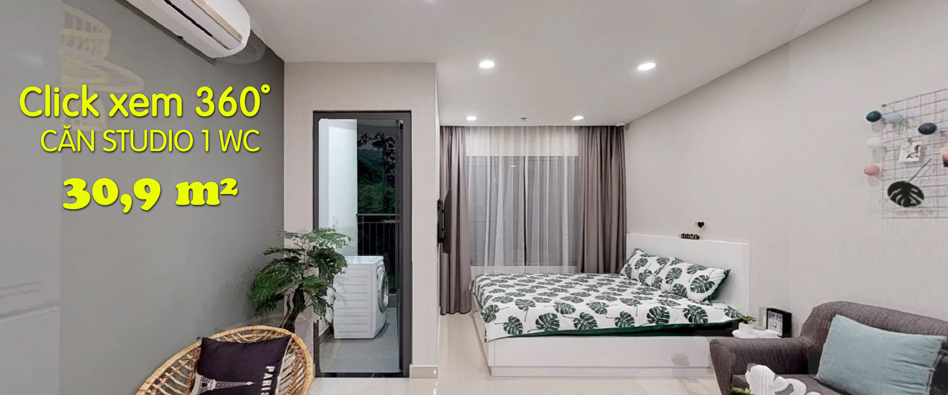 Căn Studio 30.9m² Vinhomes Grand Park