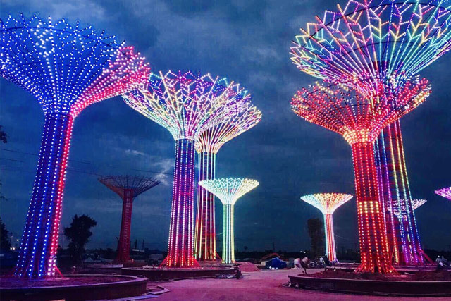 công viên ánh sáng Vinhomes Grand Park